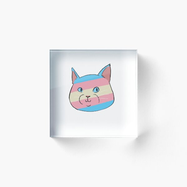 Item preview, Trans Pride kitty designed and sold by ellielouised.