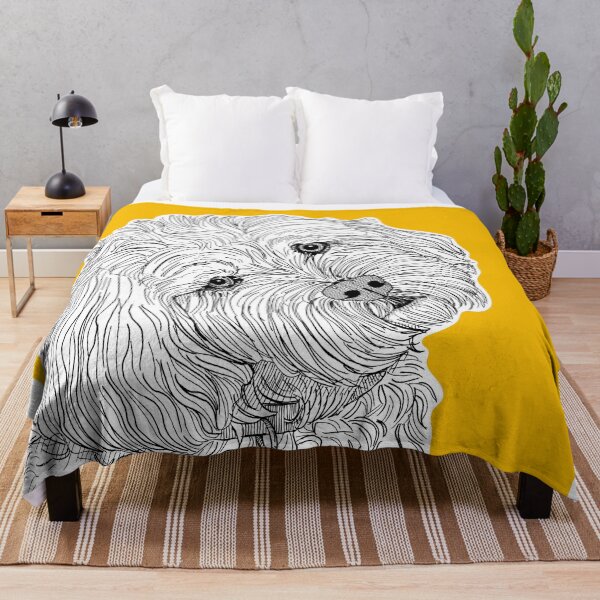 Item preview, Cockapoo Dog Portrait ( yellow background ) designed and sold by Adam Regester.