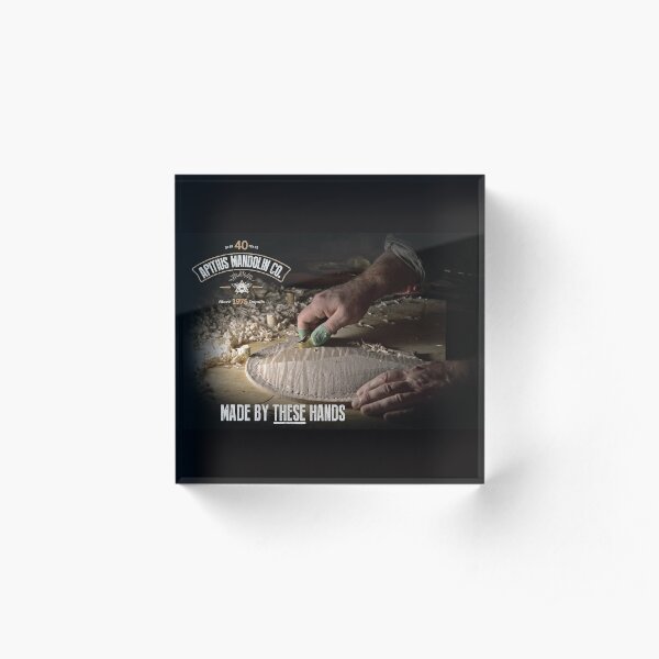 "Made by These Hands" Poster Acrylic Block