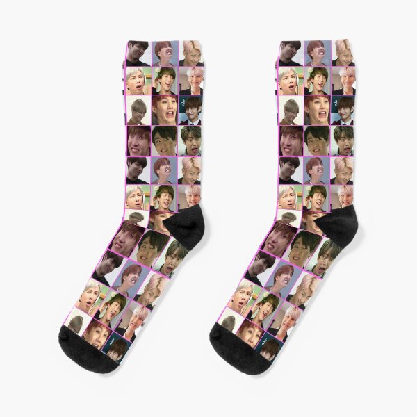 Drôle BTS meme faces Chaussettes