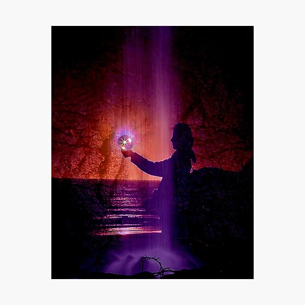 THE HEALING HANDS Photographic Print