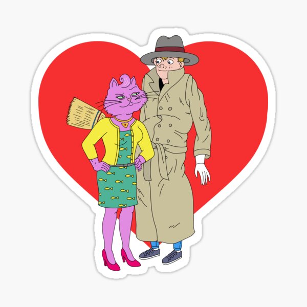 Princess Carolyn ❤️ Vincent Adultman Sticker