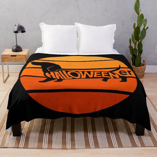 Item preview, Dachshund Halloween Vintage Retro Silhouette Design designed and sold by Midlife50.