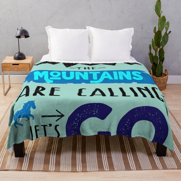 Item preview, The Mountains Are Calling - Let's Go designed and sold by MclaughlinGifts.