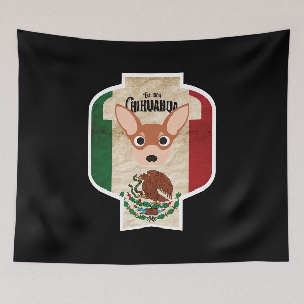 Item preview, Chihuahua - Distressed Mexican Chihuahua Beer Label Design designed and sold by DoggyStyles.
