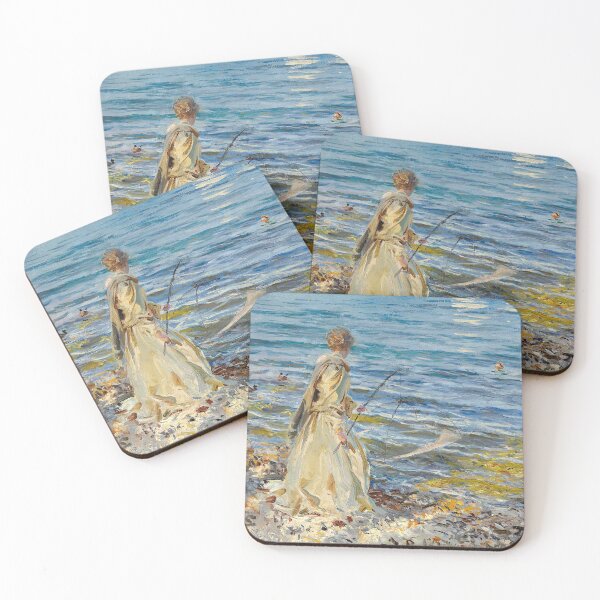 Item preview, John Singer Sargent - Girl Fishing designed and sold by ArtExpression.