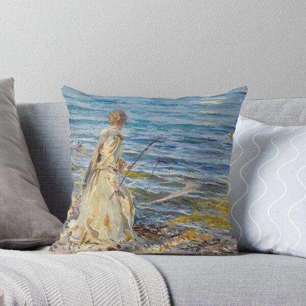 Item preview, John Singer Sargent - Girl Fishing designed and sold by ArtExpression.