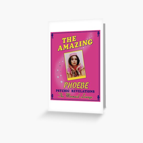 Psychic Poster Greeting Card