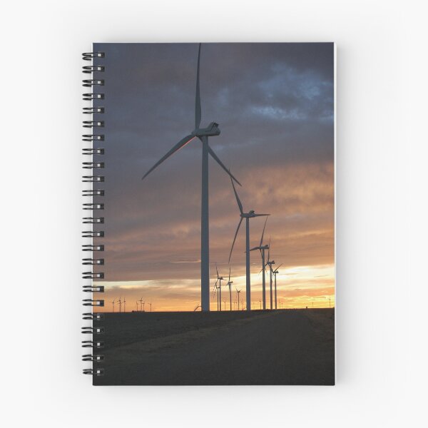Item preview, Wind Turbine Sunset #4 designed and sold by Rachel Jeffrey.