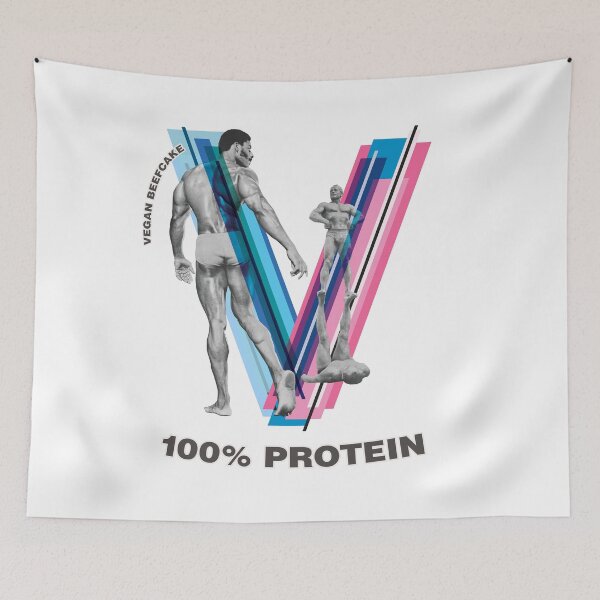 Item preview, Vegan Beefcake 2 designed and sold by Brent Pruitt.