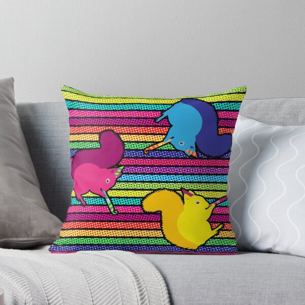 Item preview, Rainbow party squirrel pattern designed and sold by HotVector.