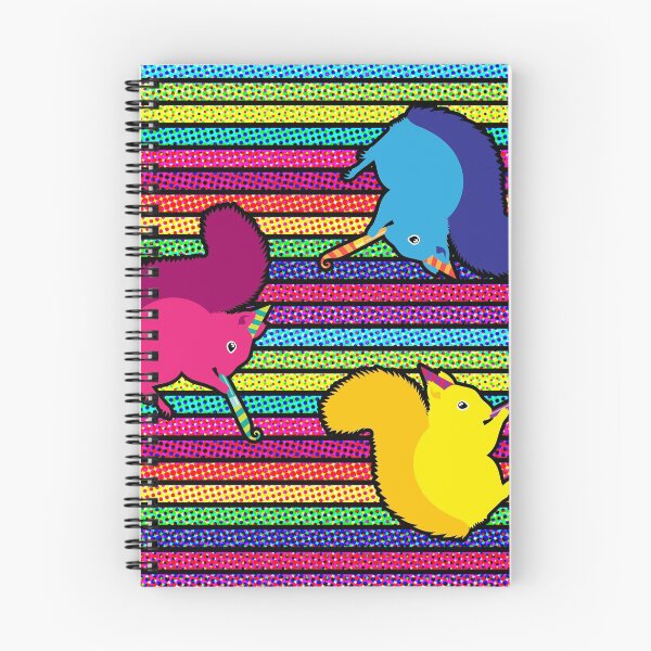 Item preview, Rainbow party squirrel pattern designed and sold by HotVector.