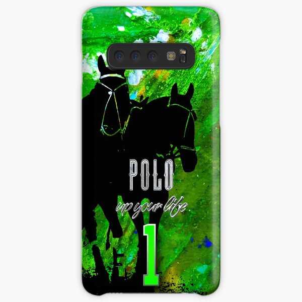 polo horses green Samsung Galaxy Leichte Hülle