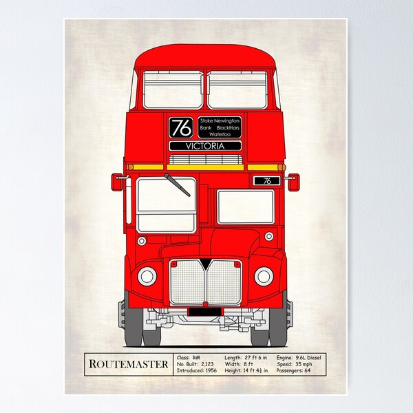 Item preview, Routemaster London Bus designed and sold by rogue-design.