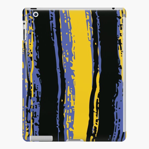 Blue, Black & Yellow Stripes iPad Snap Case