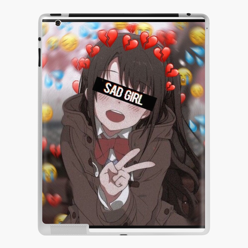 Sad Anime Girl with Tiger Desktop Wallpaper - Anime Wallpaper 4K