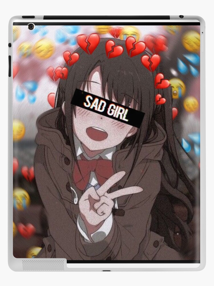 Aesthetic Anime Girl Pfp ,SAD JAPANESE ANIME AESTHETIC | iPad Case & Skin