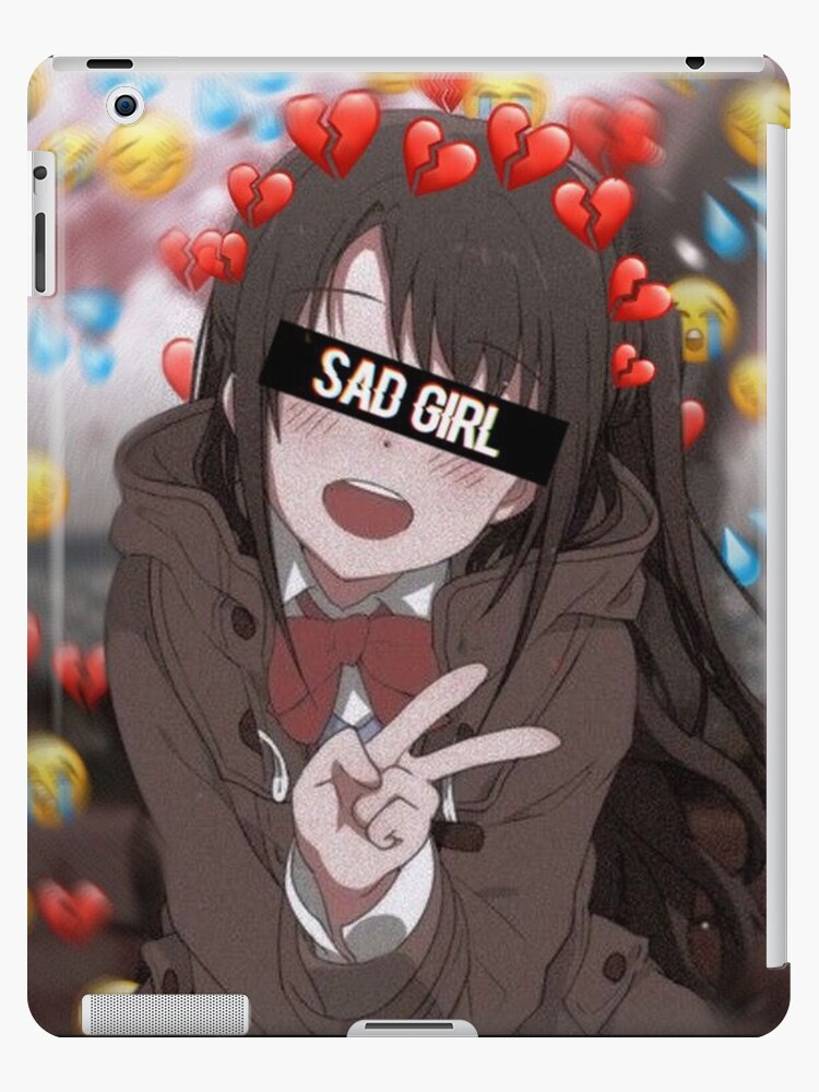 Help Me - Sad Anime Girl | iPad Case & Skin