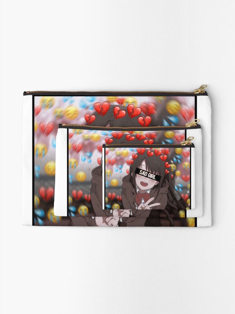 You Broke My Heart - Sad Anime Girl Metal Print for Sale by LEVANKOV Items