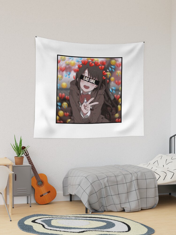 Sad Anime Girl Poster for Sale by LEVANKOV Items