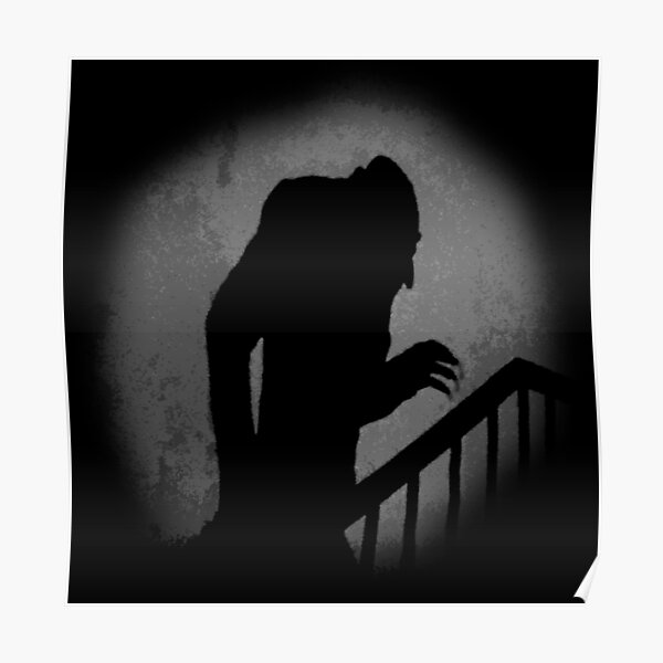 Nosferatu Silhouette Poster