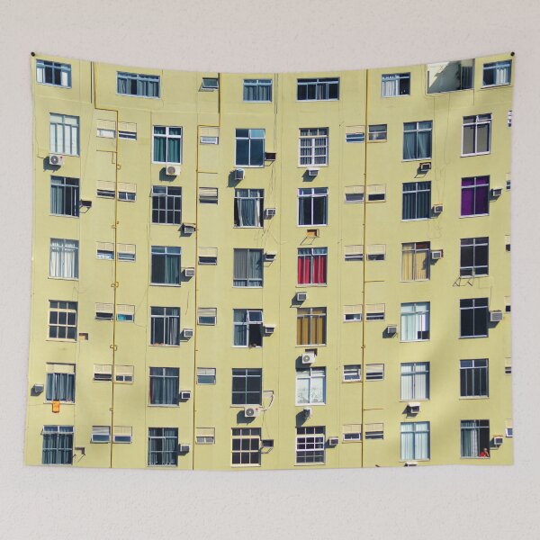 Item preview, yellow house at Copa Cabana designed and sold by palinta.