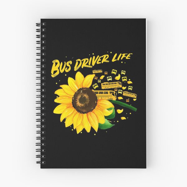 Item preview, Sunflower Bus Driver Gift Idea print designed and sold by Lisbob.