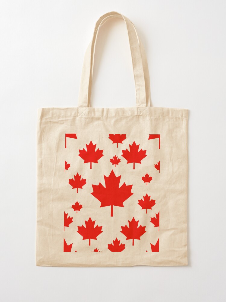 Canada Maple Leaf Flag Emblem Tote Bag