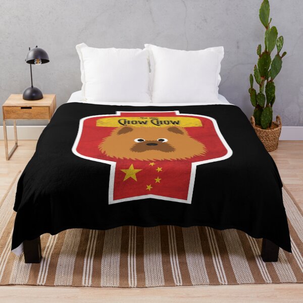 Artikelvorschau, Chow-Chow - beunruhigter chinesischer Chow-Chow-Bier-Aufkleber-Entwurf entworfen und verkauft von DoggyStyles.