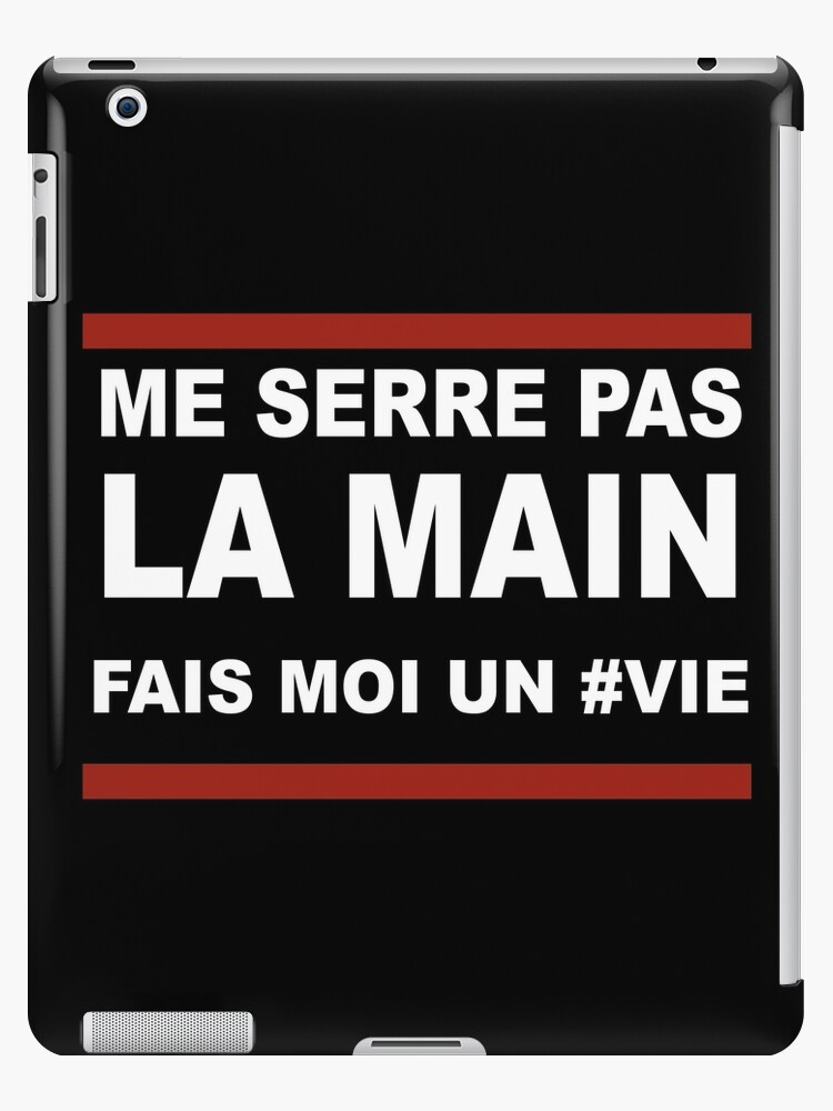 Coque Et Skin Adhesive Ipad Damso Vie Citation Mosaique Solitaire Rouge Et Noir Par Sekmeth Redbubble