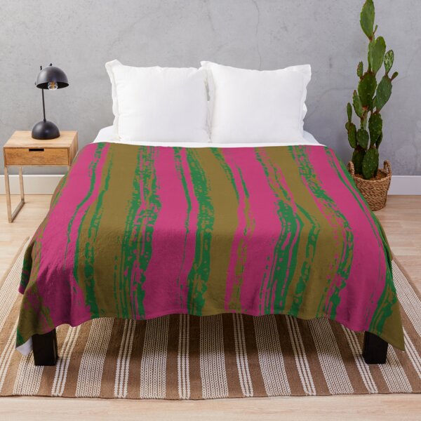 Item preview, Magenta & Green Stripes designed and sold by Mia Harper Design.