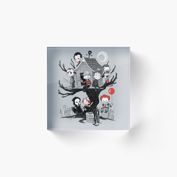Horror House Acrylic Block
