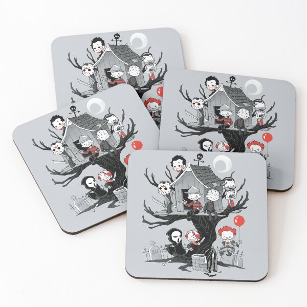 Horror House Coasters (Set of 4)