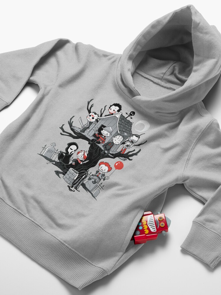Alternate view of Horror House Toddler Pullover Hoodie