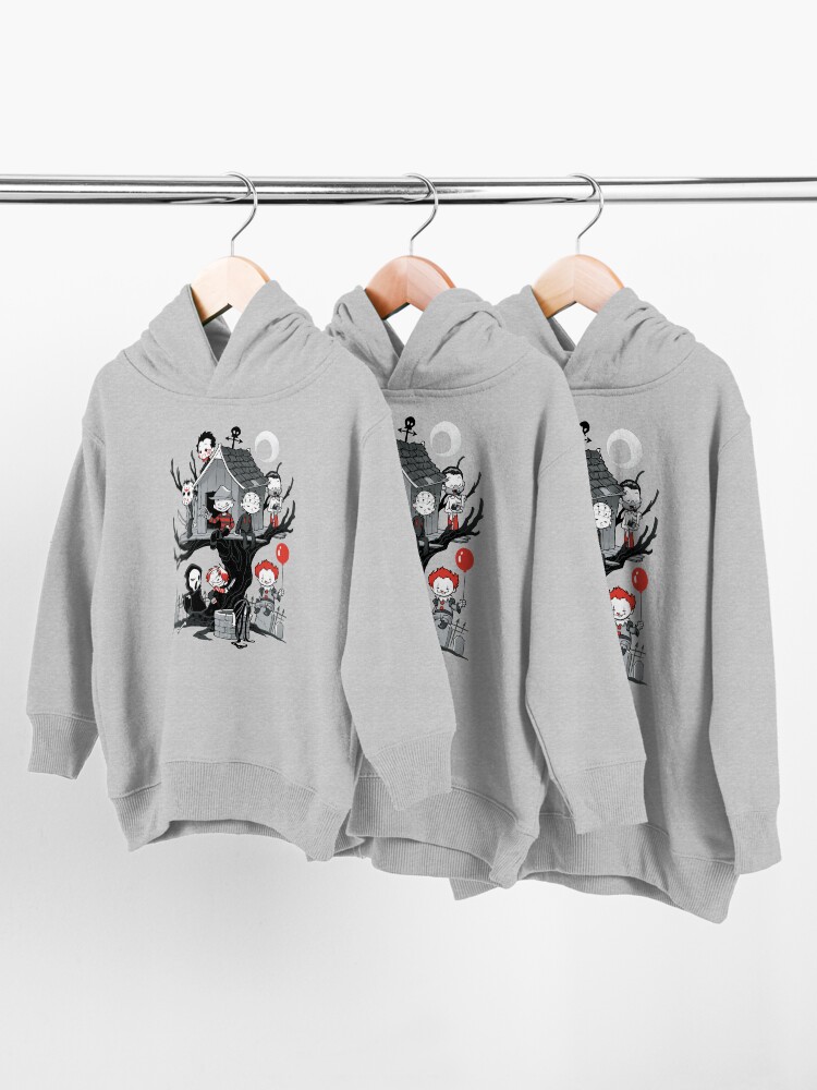 Alternate view of Horror House Toddler Pullover Hoodie
