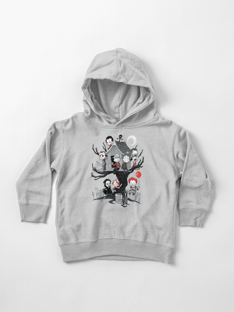 Thumbnail 1 of 5, Toddler Pullover Hoodie, Horror House designed and sold by dooomcat.