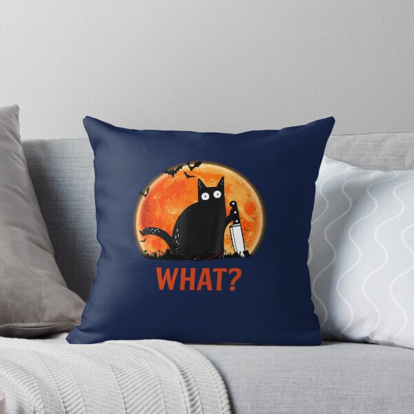 Item preview, Halloween  Funny Cat Murderous Black Cat  designed and sold by amethystdesign.