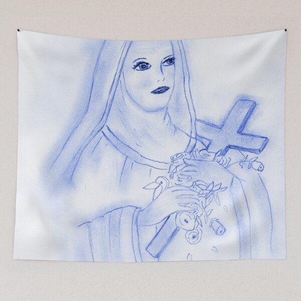 Item preview, St Therese in Blue designed and sold by blayzeink.