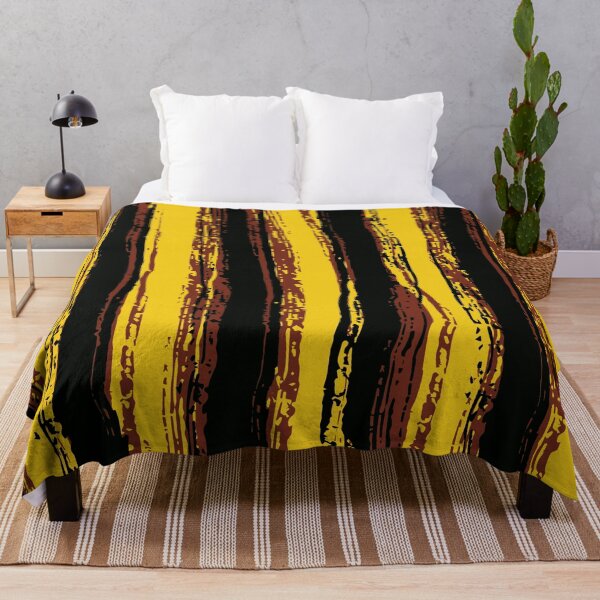 Item preview, Yellow, Black & Brown Stripes designed and sold by Mia Harper Design.