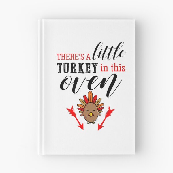 Item preview, Little Turkey oven Pregnancy Reveal Funny Thanksgiving gift designed and sold by hadleydesigns.