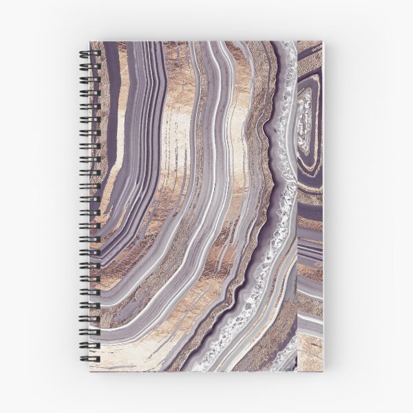 Item preview, Tribeca Rose Gold Rock Geode Abstract designed and sold by Glimmersmith.