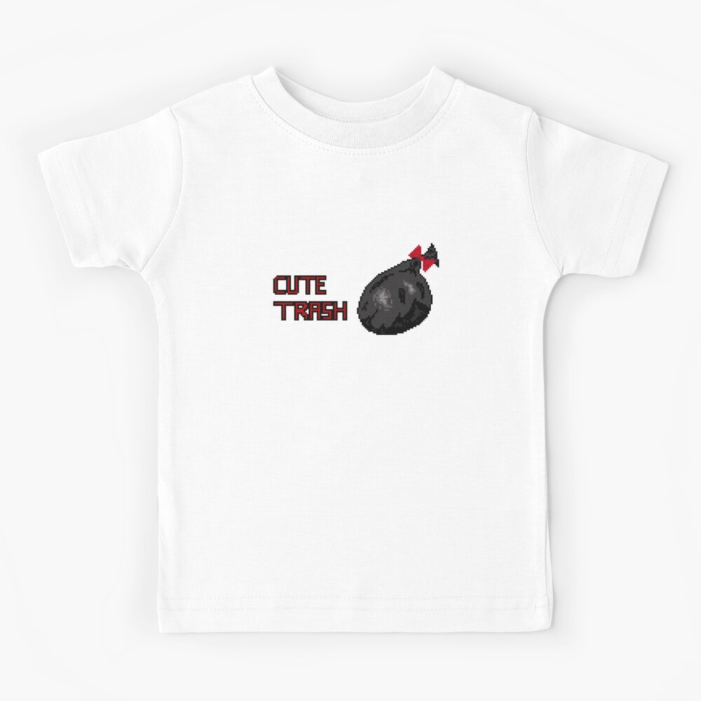 Cute Trash Bag For Cute Trash People Kids T Shirt By Bonfirepix Redbubble - roblox xray tshirt roblox