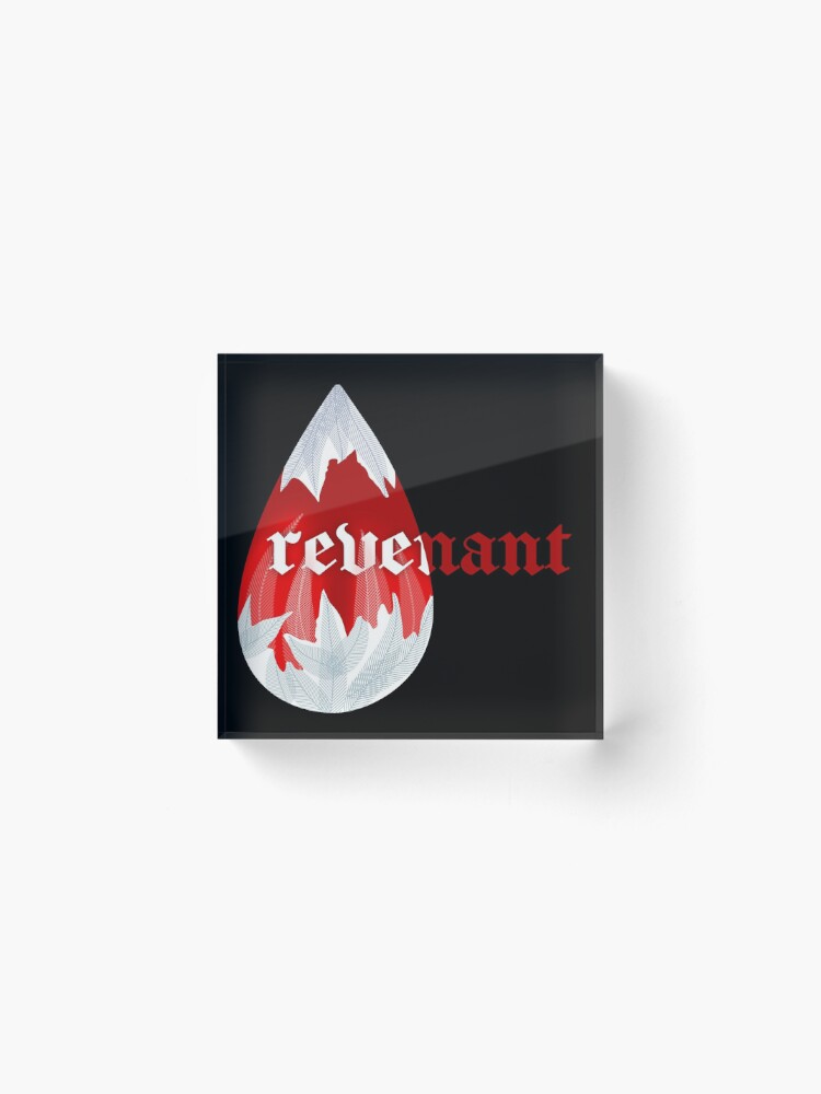 Alternate view of Code Vein Blood Bead design - 'Revenant' Acrylic Block