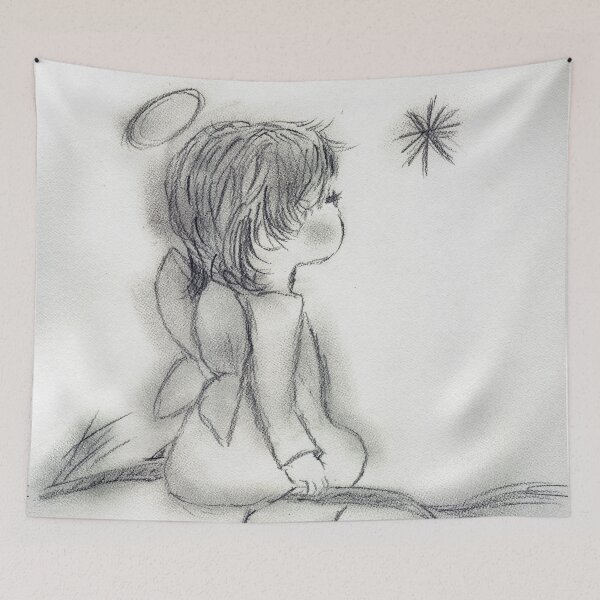 Item preview, Angel Wishing on a Star designed and sold by blayzeink.