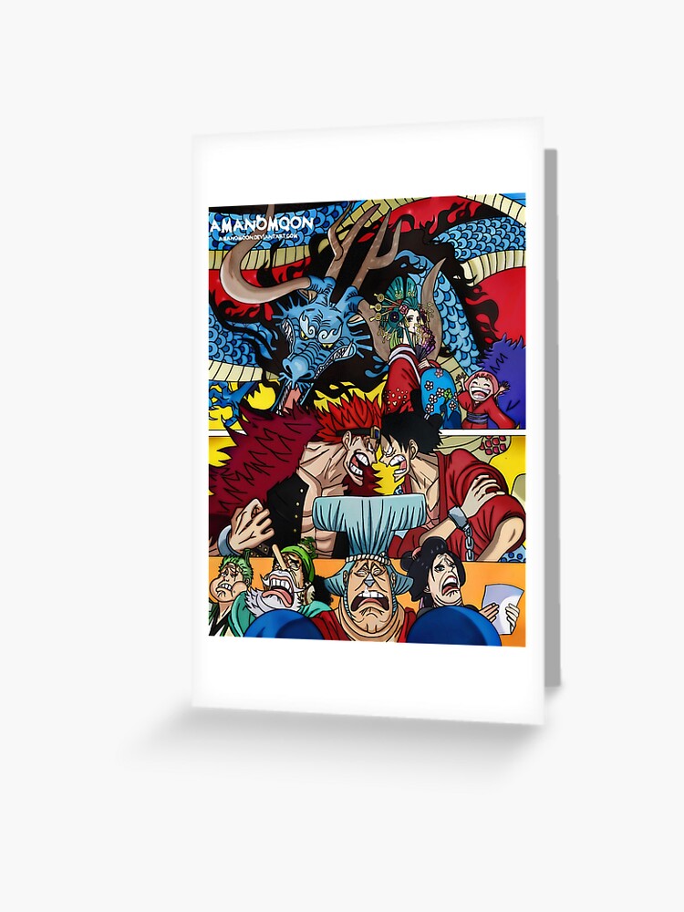 One Piece Volume 92 Cover Greeting Card By Amanomoon Redbubble