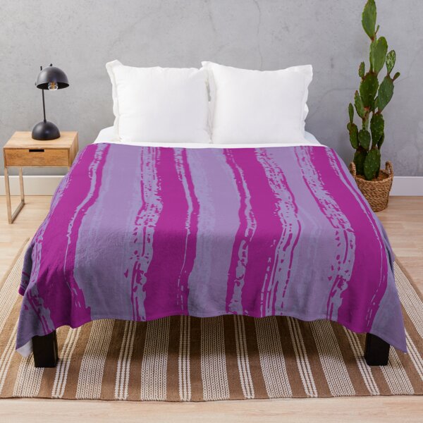 Item preview, Dark Magenta & Lilac Stripes designed and sold by Mia Harper Design.