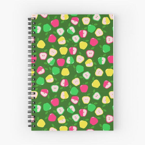 Item preview, Apple Orchard Picking Fruit Core for fall and autumn Green gif teacher pattern designed and sold by mkopka.