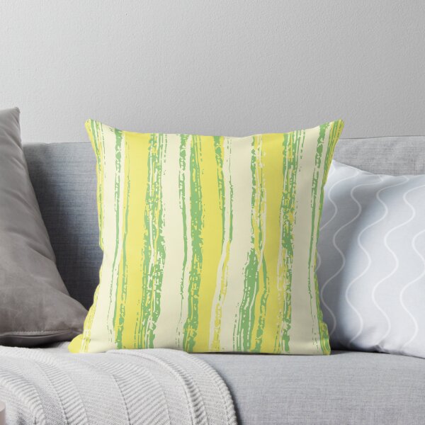 Item preview, Mint Green, Light Yellow & Cream Stripes designed and sold by Mia Harper Design.