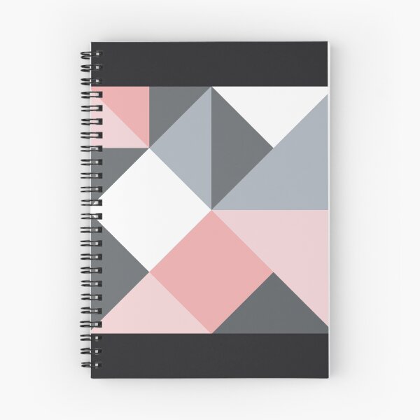 Item preview, Geometric Pattern in Gray and Pink designed and sold by machare.