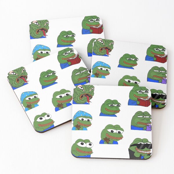 Item preview, Pepe the frog variety set designed and sold by Claudia McQuilkin.